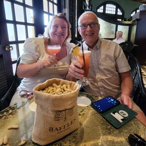 Singapore Slings at Raffles Hotel